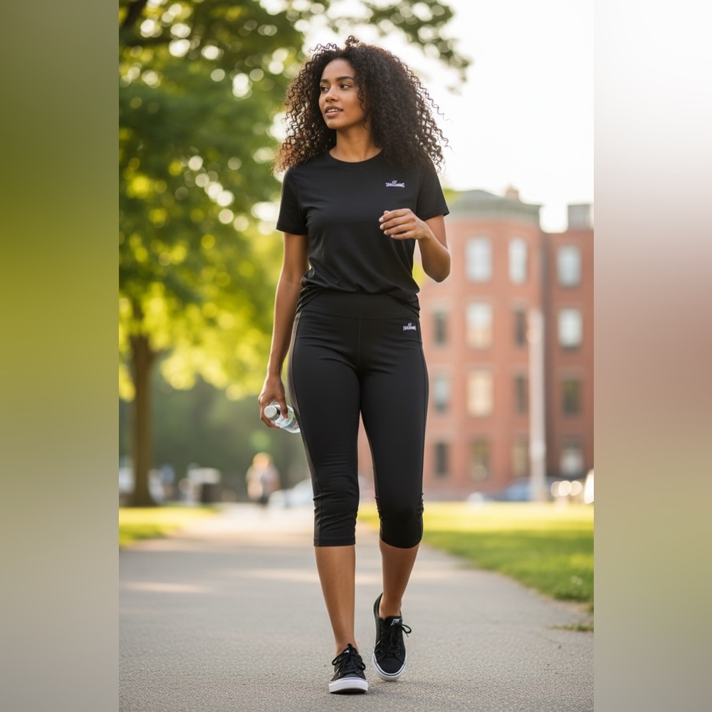 Spalding Women's Black Capri Leggings